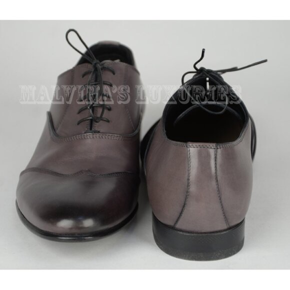 SERGIO ROSSI SHOES MENS LACE-UP OXFORD LEATHER LOAFERS NEW NO BOX sz 9 / US 10 main image 8
